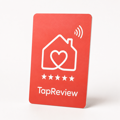 Card NFC TapReview per recensioni ospiti